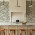 Climbing Wisteria, Greige Mural Wallpaper - room preview 06