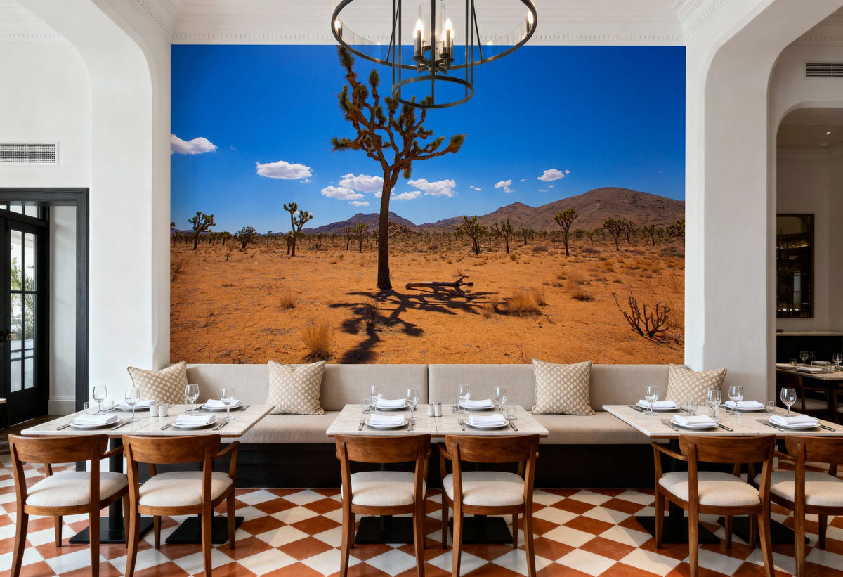 Joshua Tree Blue VIII Mural Wallpaper - room preview 06