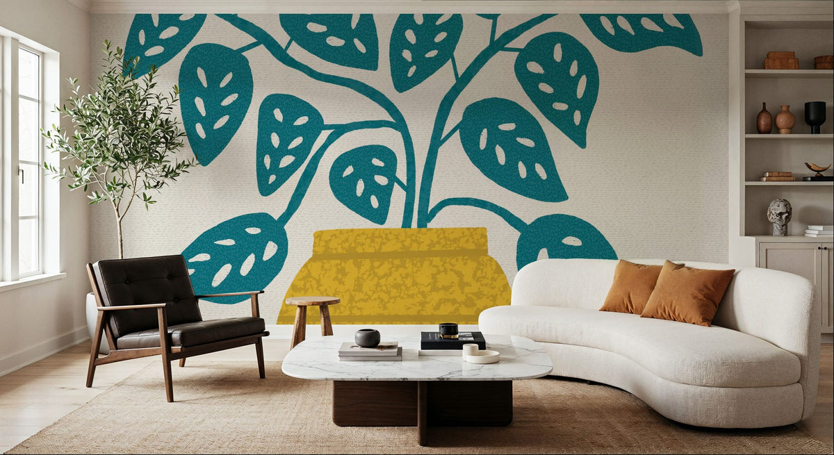Potted Plant IX Mural Wallpaper - room preview 06