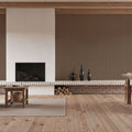 Tailor's Pin Stripe, Bear Brown Mural Wallpaper - room preview 06