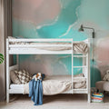 Floating Abstract Mural Wallpaper - room preview 06