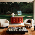The Fairway III Mural Wallpaper - Dark Tone - room preview 06