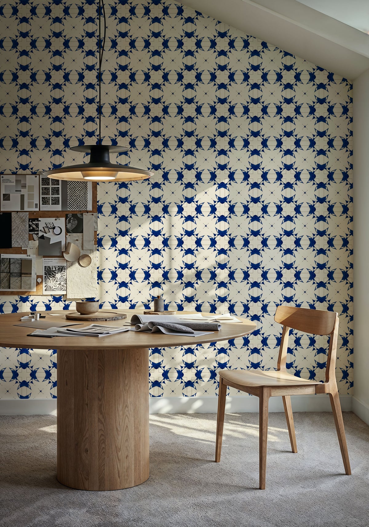 Nara Flower Rings Mural Wallpaper - room preview 06