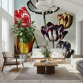 Temple of Flora Tulips Mural Wallpaper - room preview 06