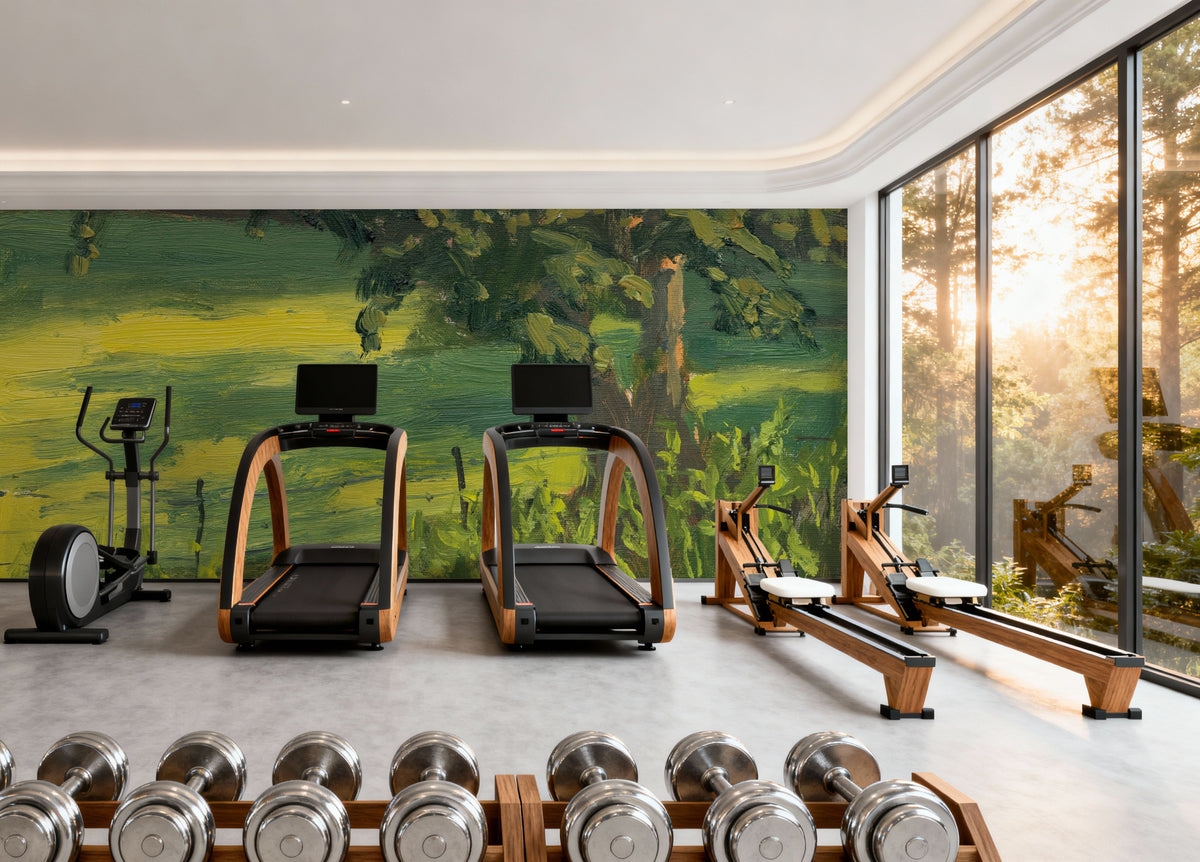 Early Morning Pasture Mural Wallpaper - room preview 06