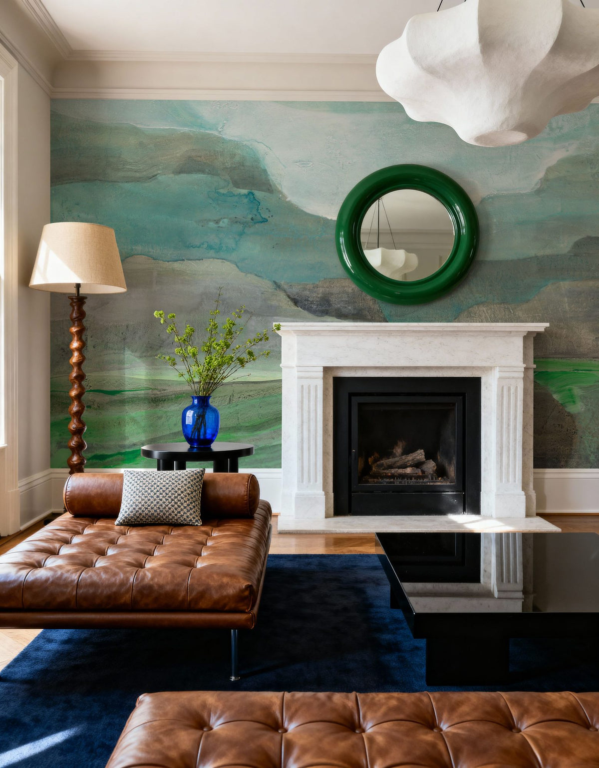 Misted Valley Mural Wallpaper - room preview 06