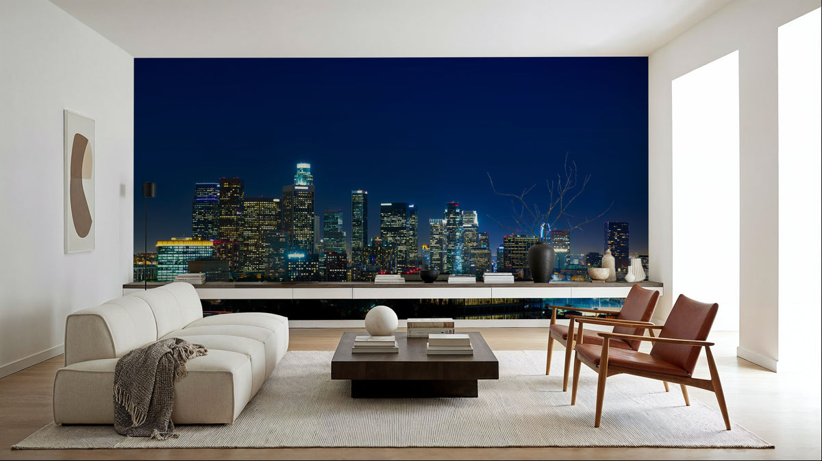 Downtown LA Mural Wallpaper - room preview 06