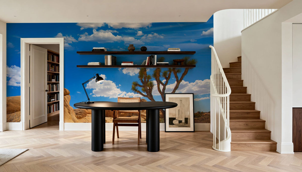 Joshua Tree Blue IV Mural Wallpaper - room preview 06