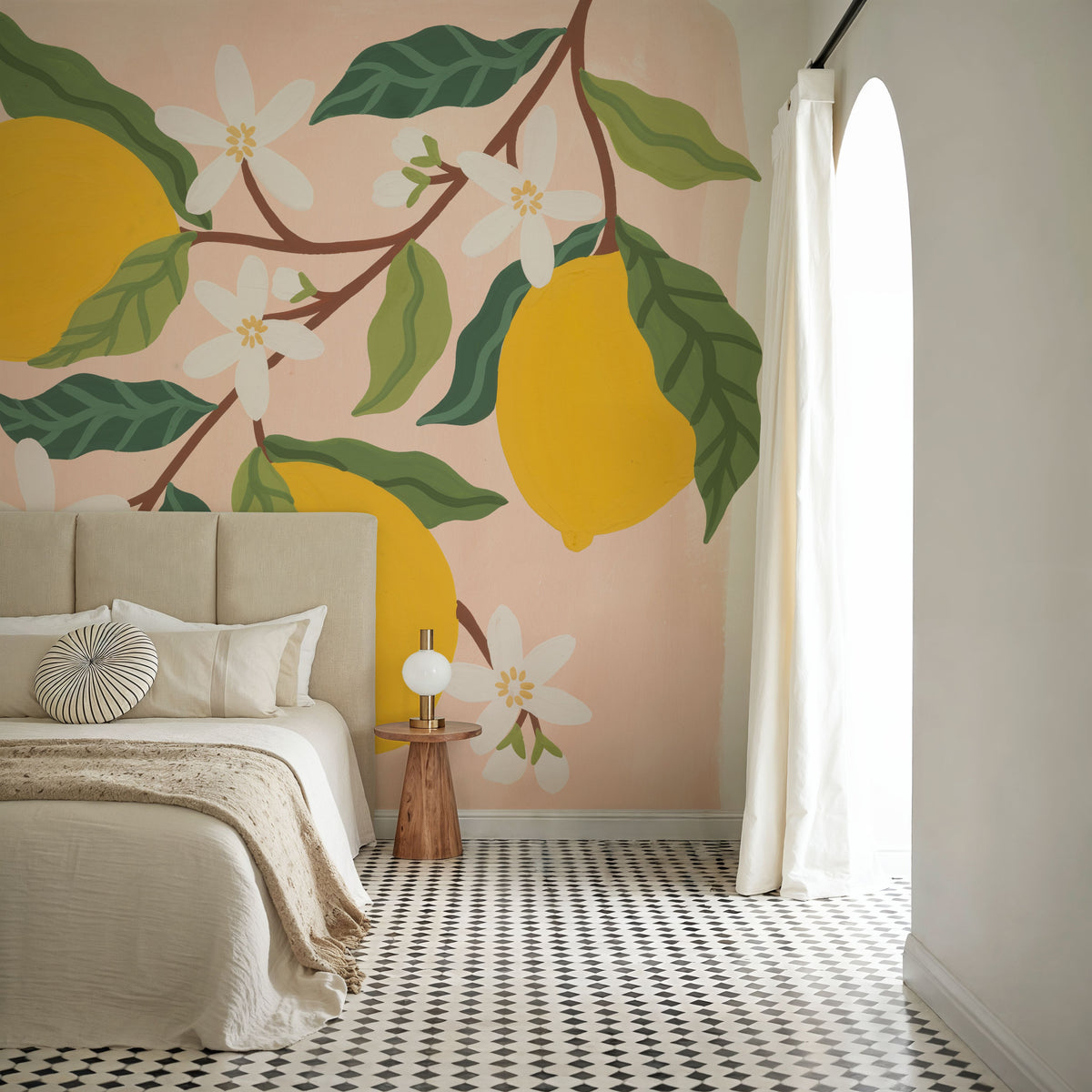 Marche Aux Fruits II Mural Wallpaper - room preview 06