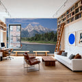 Mountain River Expedition Mural Wallpaper - room preview 06