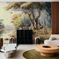 River Scene of Kenya Mural Wallpaper - room preview 06