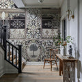 German Renaissance, Yellow Contrast Mural Wallpaper - room preview 06
