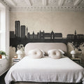Rennes France Skyline Concrete Mural Wallpaper - room preview 06