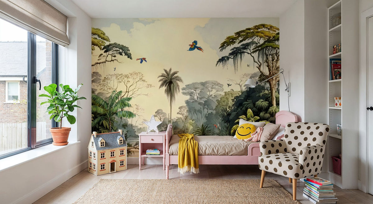 Jungle Islands Mural Wallpaper - room preview 06