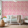 Flower Market Pattern Mural Wallpaper - room preview 06