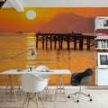Muro Beach Pier Mural Wallpaper - room preview 06