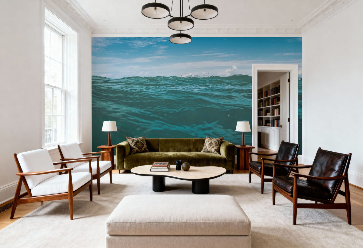 Free in the Ocean Mural Wallpaper - room preview 06