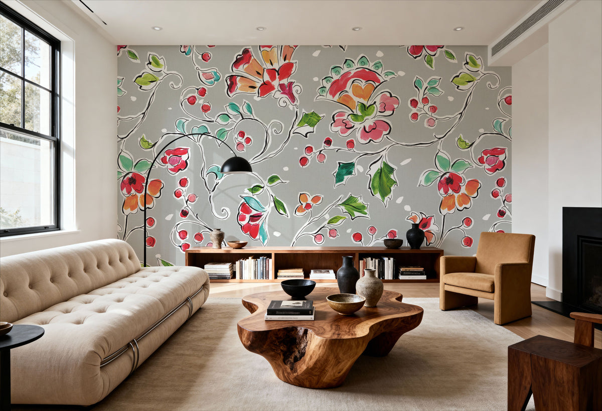 Holiday Wings VIII Mural Wallpaper - room preview 06