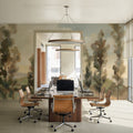 Poplars by the Road Mural Wallpaper - room preview 06