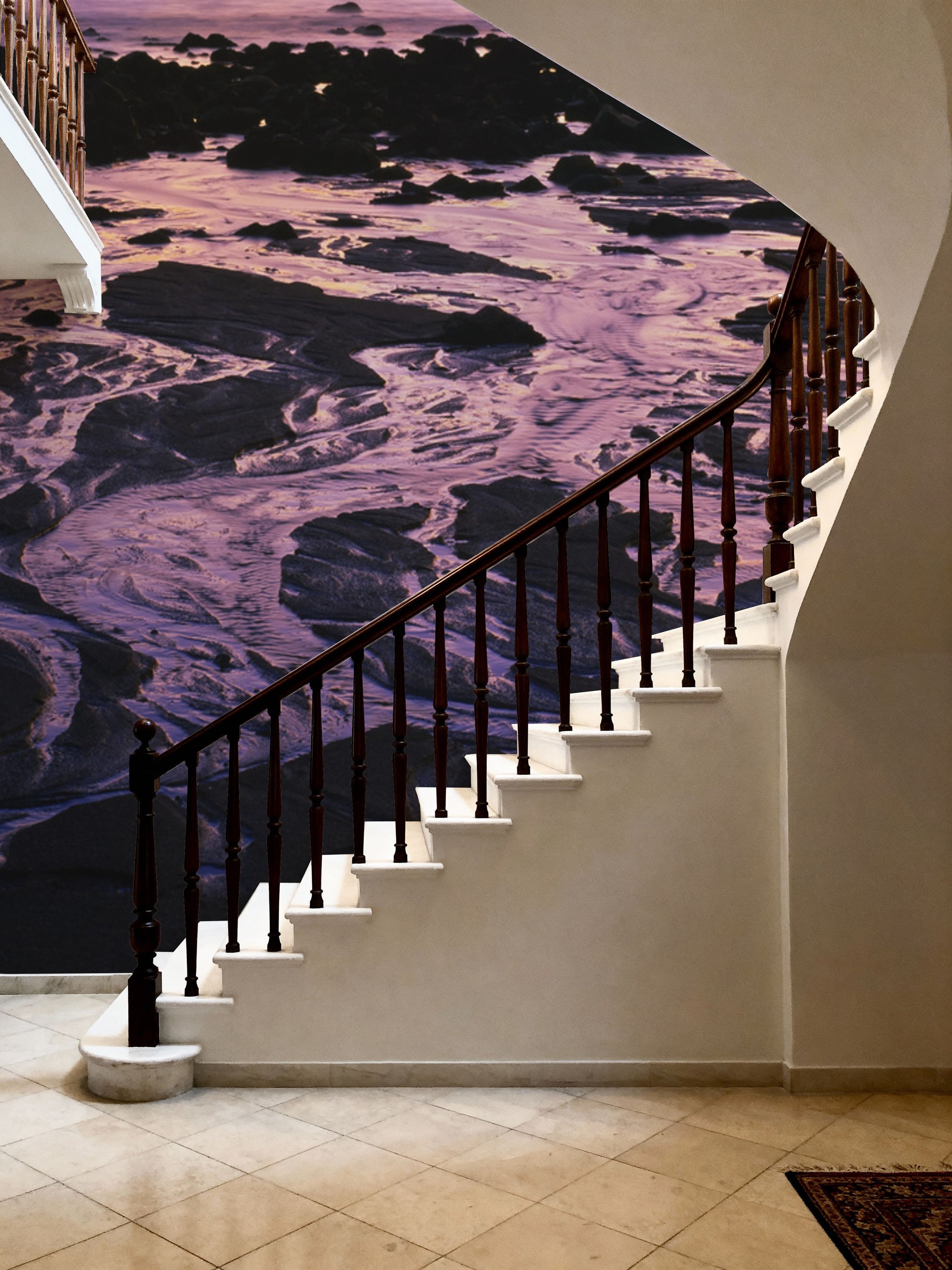 Amethyst Shore Mural Wallpaper