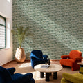 Fruit Tree Bower, Yellow on Laurel Mural Wallpaper - room preview 06