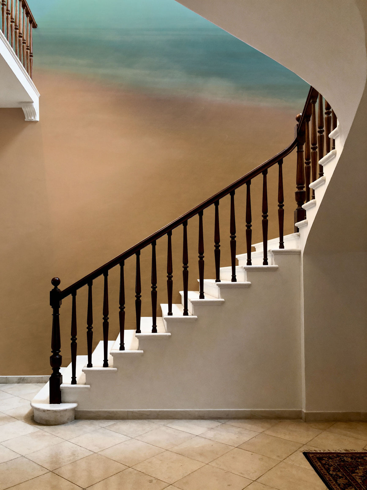 Sand and Surf Mural Wallpaper - room preview 06