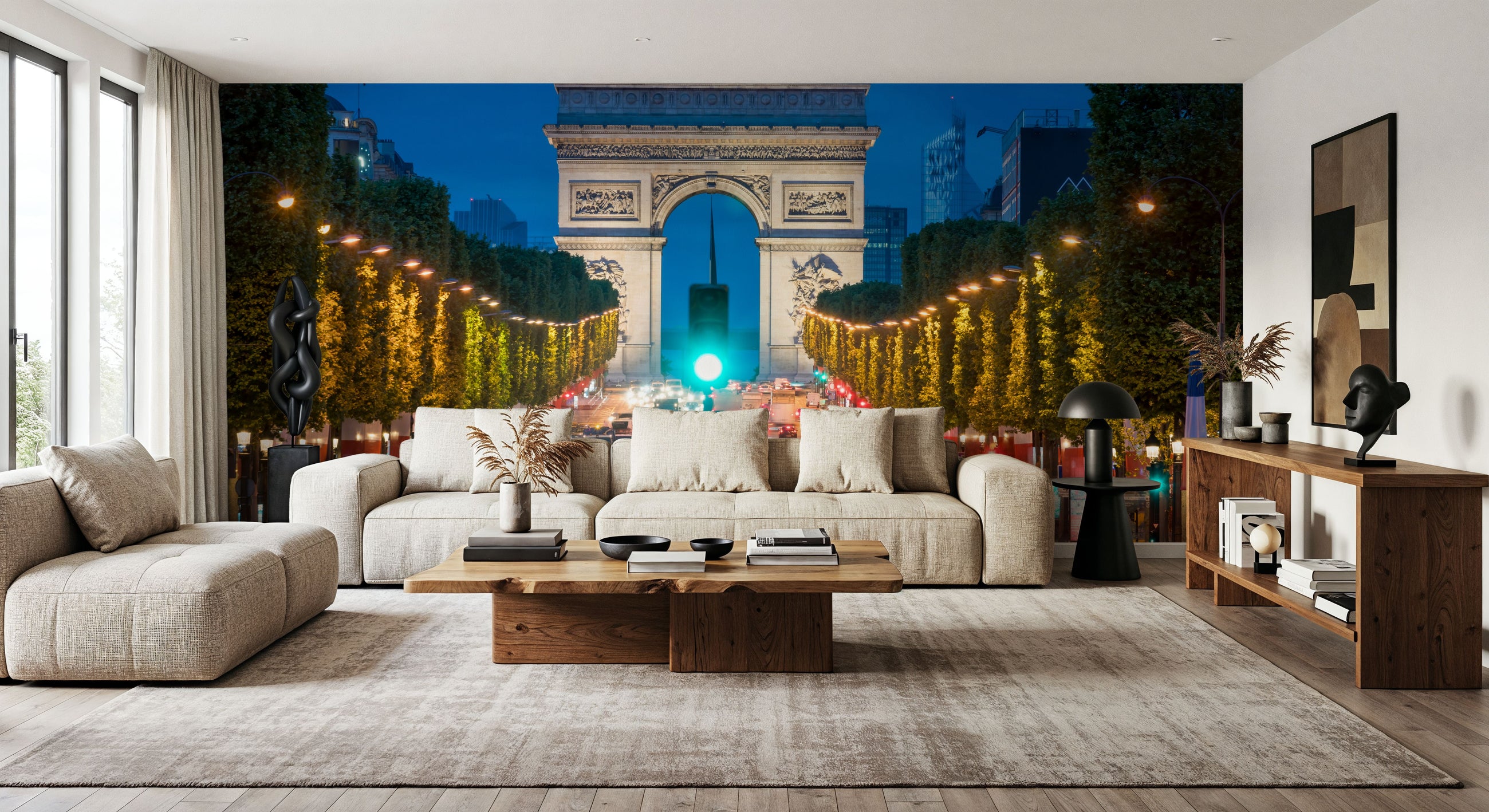 Avenue Des Champs-Élysées Mural Wallpaper