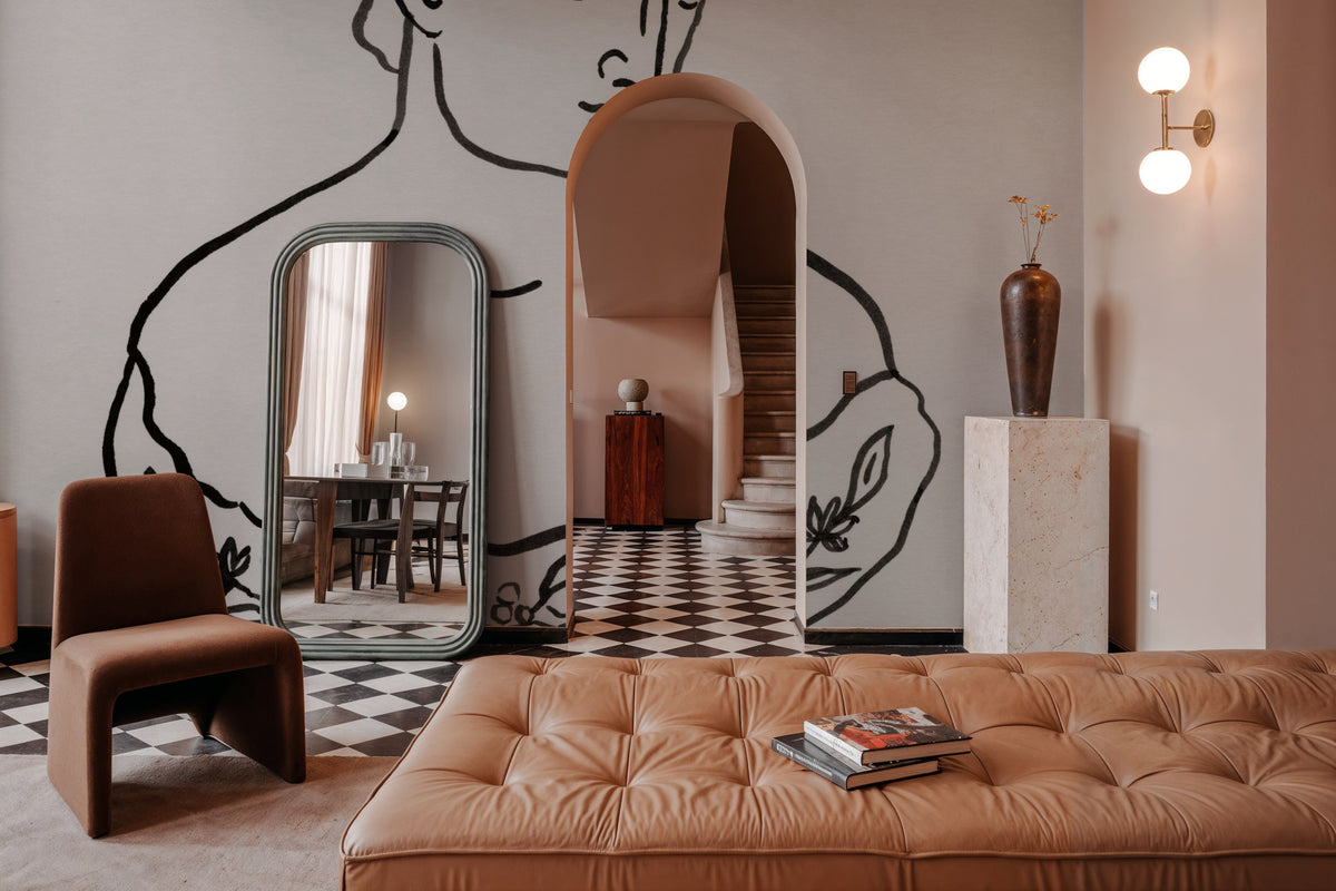 Roman Bust I Mural Wallpaper - room preview 06