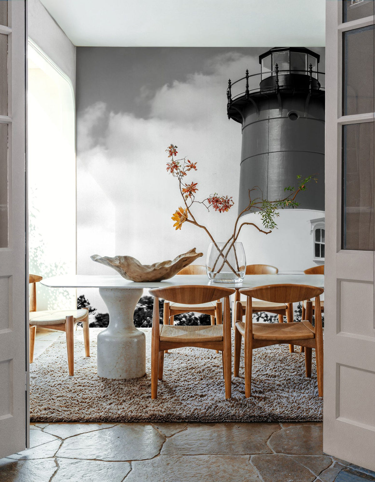 Coastal Sentinel Mural Wallpaper - room preview 06