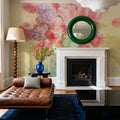 Tulips and Hyacinths on White Mural Wallpaper - room preview 06