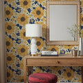 Sunflowers of Provence Mural Wallpaper - room preview 06