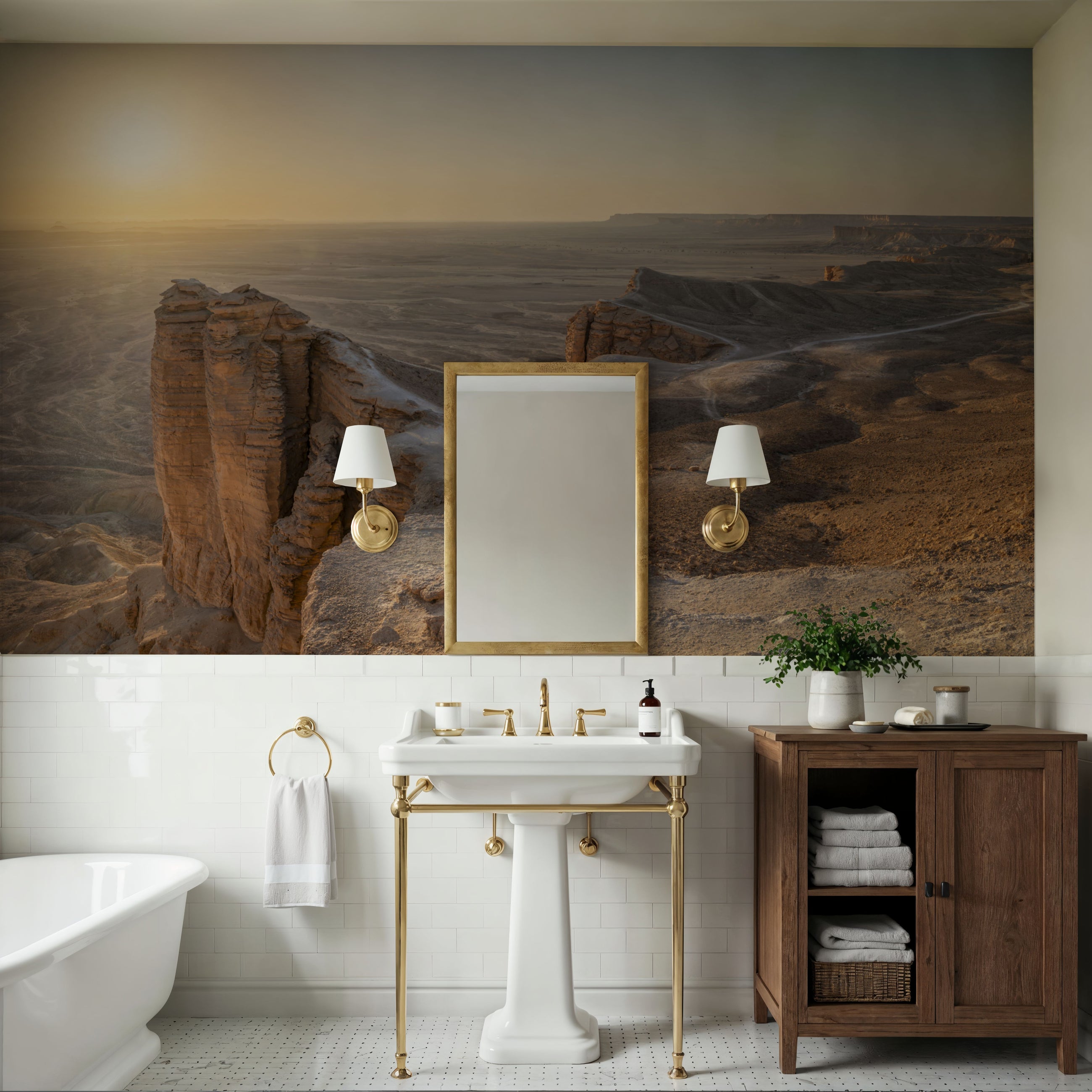Desert Dawn Mural Wallpaper
