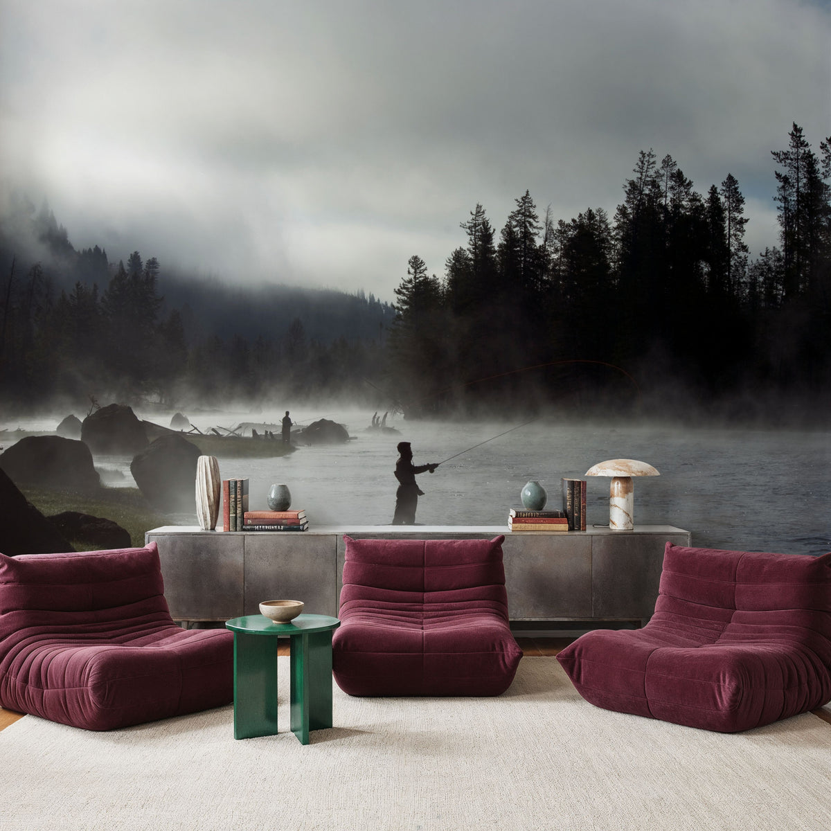 Fishing Days Mural Wallpaper - room preview 06