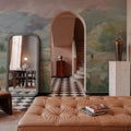 Field of Pink Flowers Mural Wallpaper - room preview 06