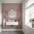 Transcendent Peony, China Rose Mural Wallpaper - room preview 06