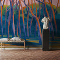 Dune Forest, Orange Mural Wallpaper - room preview 06