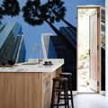 Scyscraper Palms Mural Wallpaper - room preview 06