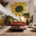 September Sunflowers II Mural Wallpaper - room preview 06