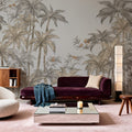 Palm Abode, Stone Mural Wallpaper - room preview 06