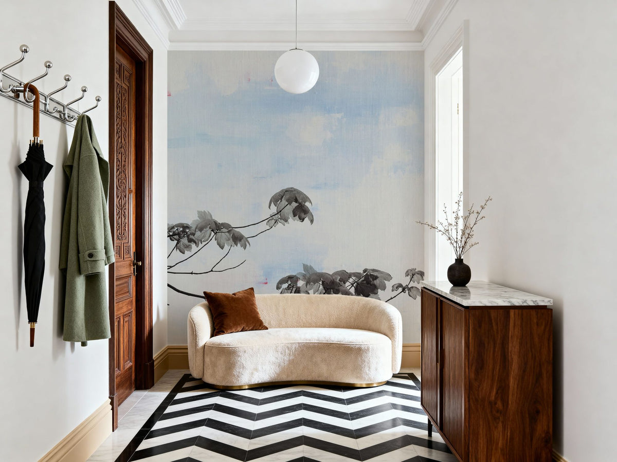 Spring Leaves Mural Wallpaper - room preview 06