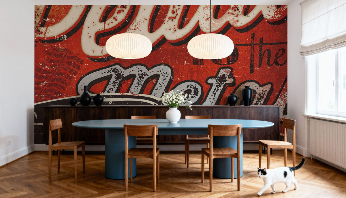 Street Machines I Mural Wallpaper - room preview 06