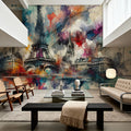 Watercolor Skyline Paris II Mural Wallpaper - room preview 06