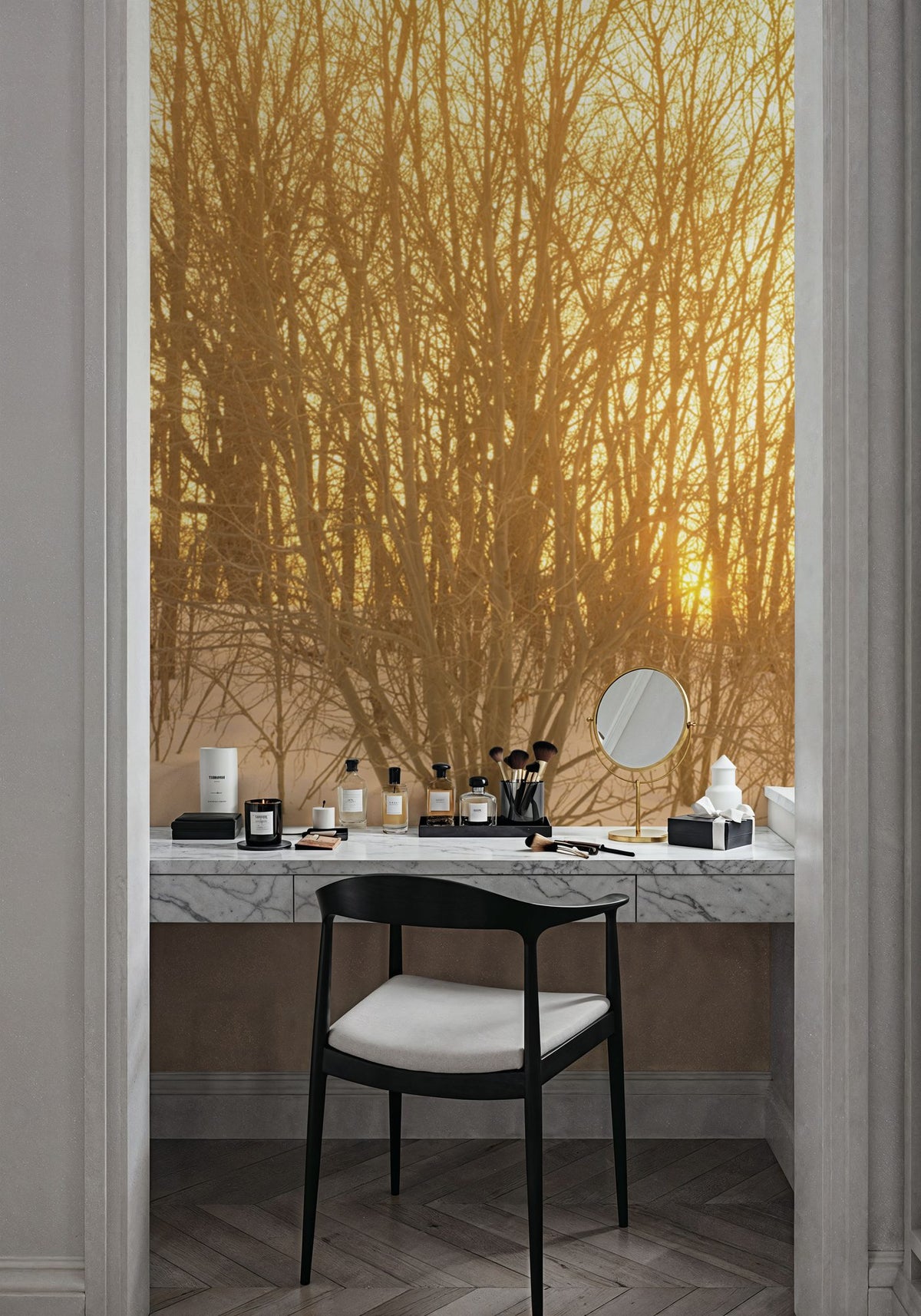 Winter Sanctuary Mural Wallpaper - room preview 06