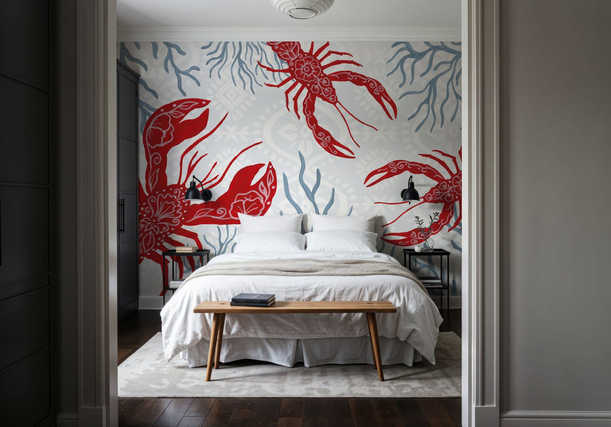Delicate Coastline I Mural Wallpaper - room preview 06