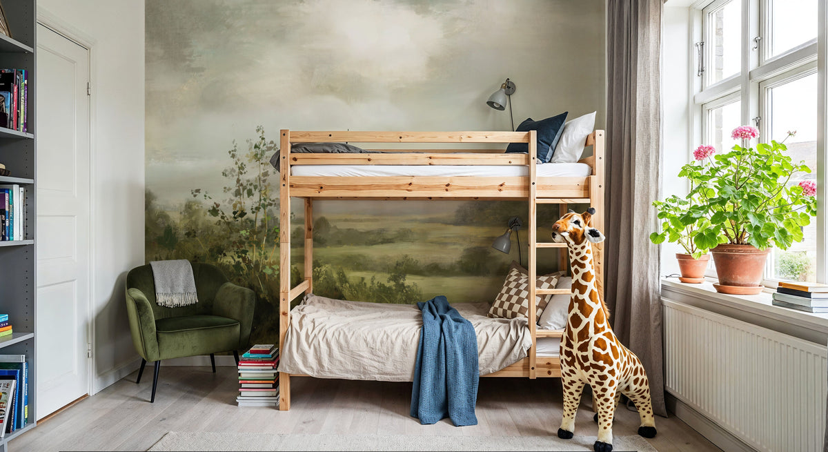 Rolling Fields Mural Wallpaper - room preview 06