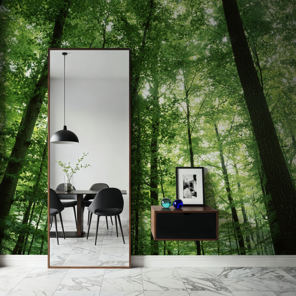 Forest Cathedral Mural Wallpaper - room preview 06