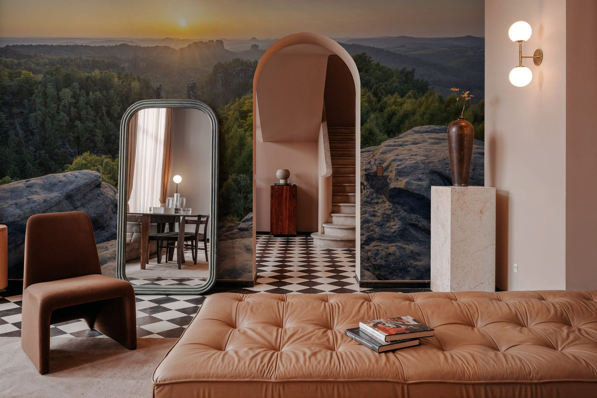 Carolafelsen Sunset Mural Wallpaper - room preview 06