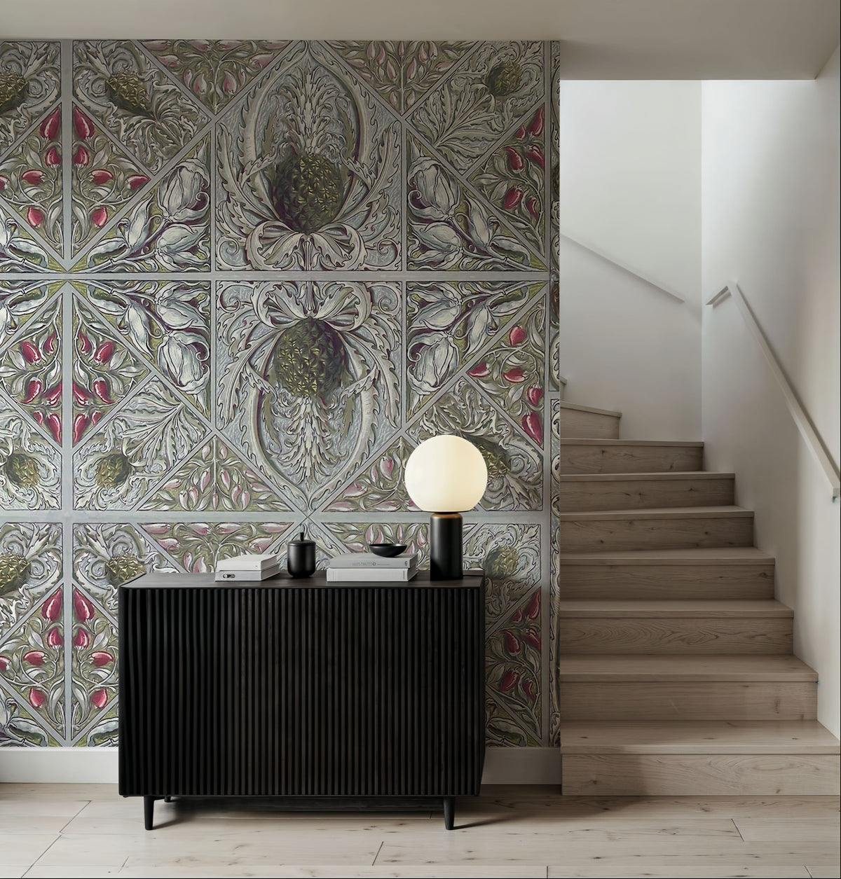 Pineapple Deco Mural Wallpaper - room preview 06