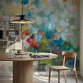 Dot Loop Mural Wallpaper - room preview 06
