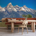 Serene Mountain Haven Mural Wallpaper - room preview 06